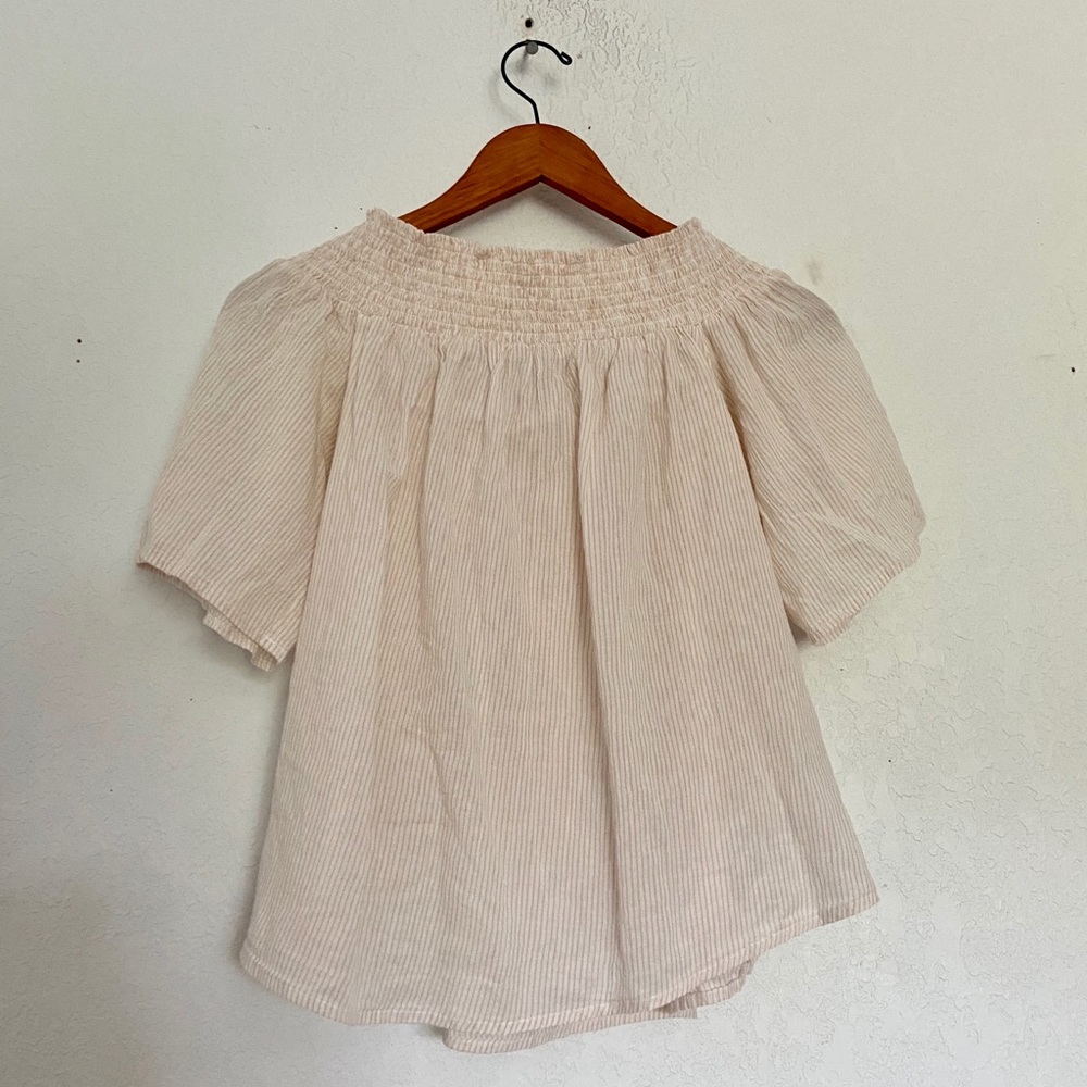 Cavalini Striped Off-the-Shoulder Top